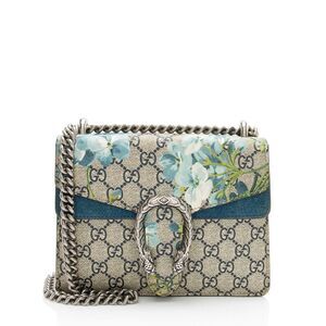 Gucci GG Supreme Blooms Dionysus Small Shoulder Bag